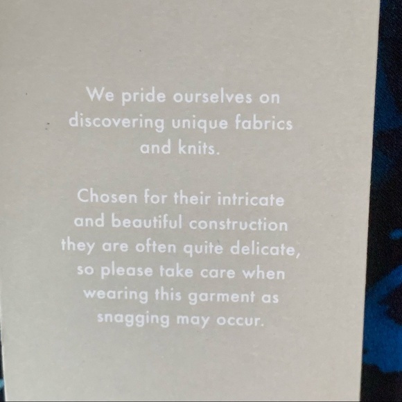 NWT JIGSAW LONDON Romantic Twist Front Navy Floral V-Neck Long Sleeve Midi Dress - Picture 8 of 16